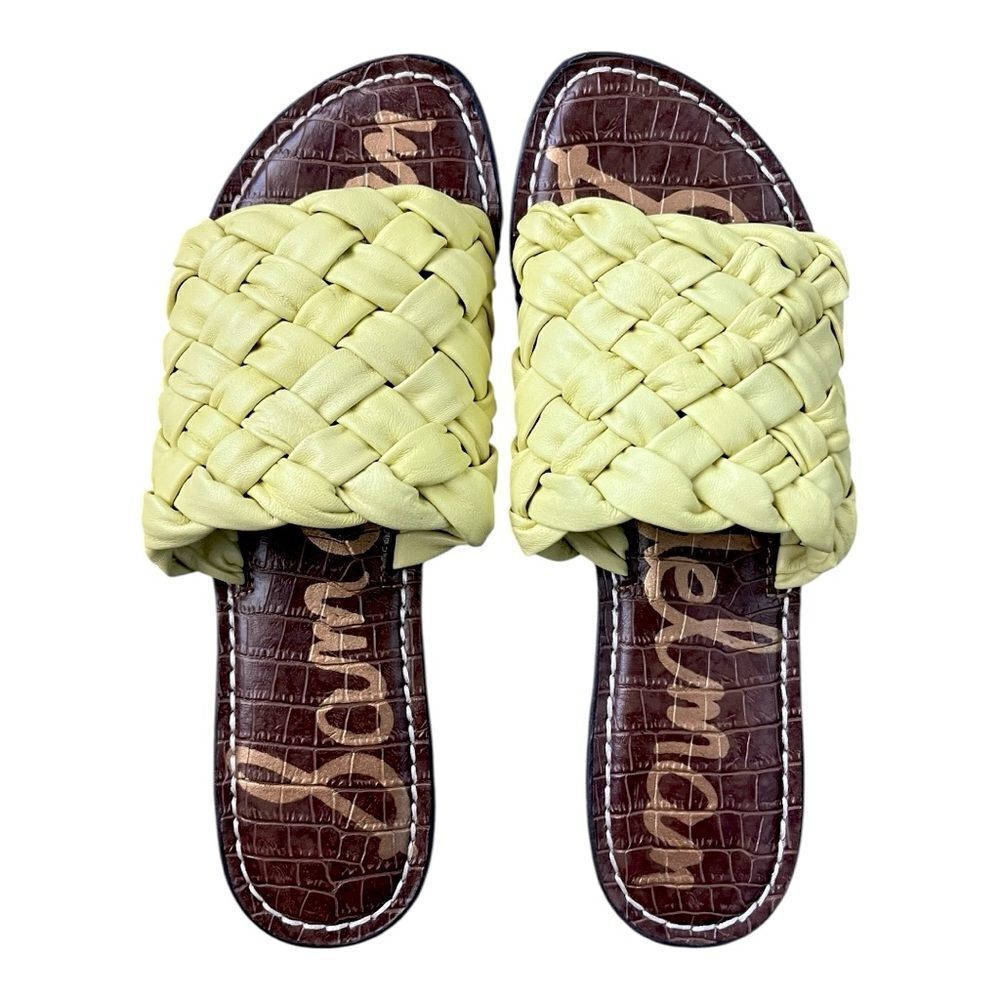 Sam Edelman Women's Yellow Woven Sandals